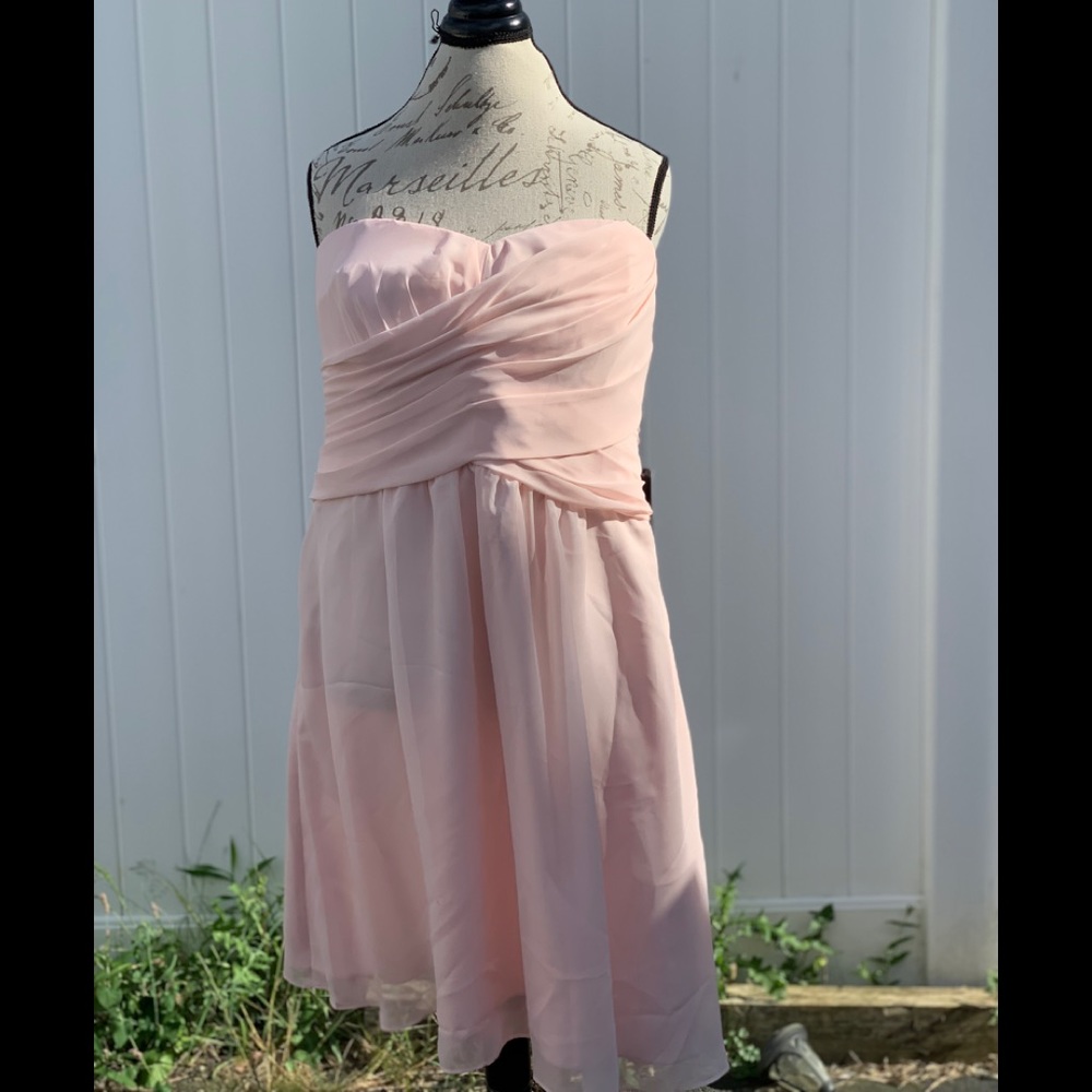 Weddington Way dress in blush champagne NWT